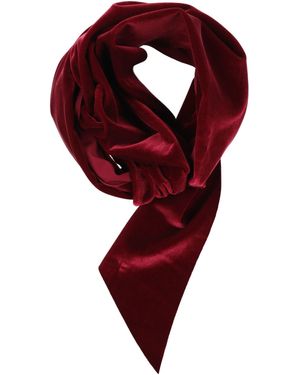 La Petite Robe Di Chiara Boni Burgundy Scarf Polyester, Polyamide, Elastane - Purple