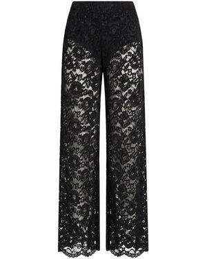 A PAPER KID Pants Polyester - Black