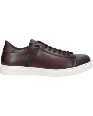 Alberto Guardiani Dark Sneakers Soft Leather - Brown