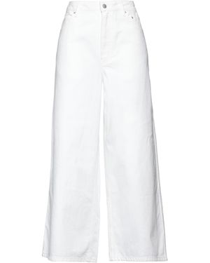 Gauchère Pantaloni Jeans - Bianco