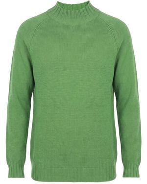 Tagliatore Rollkragenpullover - Grün