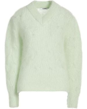 Vivetta Sweater Mohair Wool, Polyamide, Elastane - Green