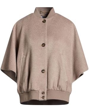 Max Mara Jacket Cashmere, Virgin Wool - Natural