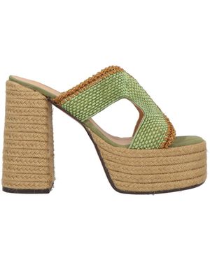 Castañer Espadrilles Textile Fibres - Green