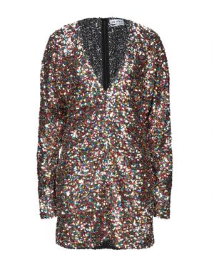 The Attico Mini-Kleid - Grau