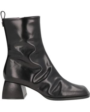 NODALETO Ankle Boots Calfskin - Black
