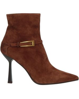 Chantal 1962 Chocolate Ankle Boots Leather - Brown