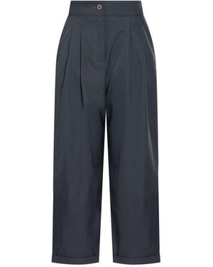 ViCOLO Charcoal Pants Polyester, Elastane - Blue