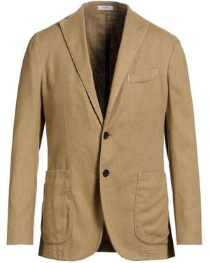 Boglioli Blazer Cotton, Linen, Polyester, Elastane - Natural