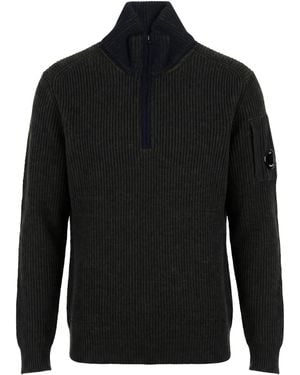 C.P. Company Col Roulé - Noir