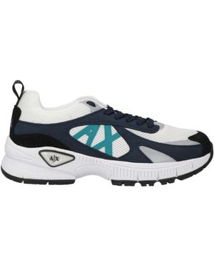 ARMANI EXCHANGE Trainers Polyester, Polyurethane - Blue