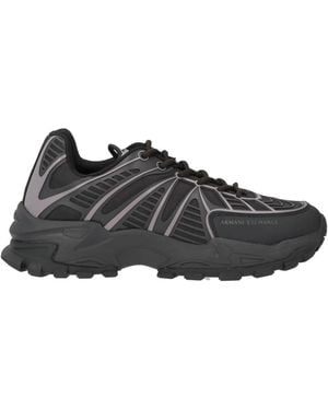 ARMANI EXCHANGE Sneakers Polyester, Polyurethane - Black