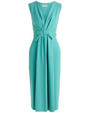 La Petite Robe Di Chiara Boni Midi Dress Polyimide, Elastane - Blue