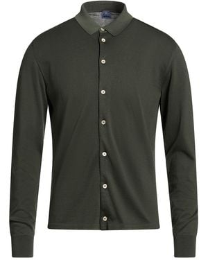 Fedeli Dark Shirt Cotton - Green