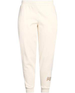 PUMA Cream Pants Cotton, Polyester - Natural