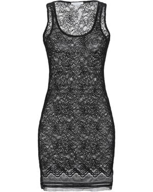 Patrizia Pepe Mini Dress Polyamide, Viscose, Elastane - Black