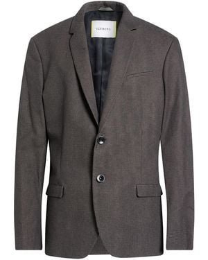 Iceberg Charcoal Blazer Cotton - Black