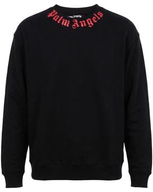 Palm Angels Sweatshirt Cotton - Black