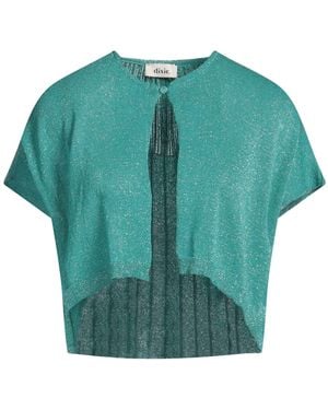 Dixie Cardigan Viscose, Metallic Fiber, Polyamide - Green