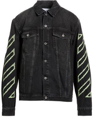 Off-White c/o Virgil Abloh Denim Outerwear Cotton - Black