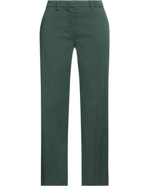 Mason's Dark Pants Cotton, Viscose, Elastane - Green