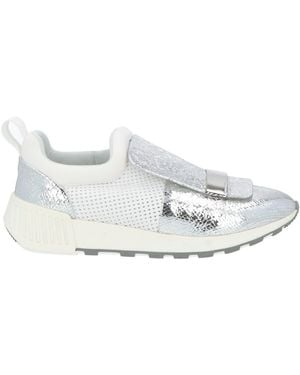 Sergio Rossi Sneakers Leather, Textile Fibers - White