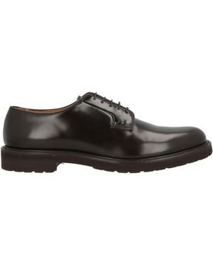 MILLE 885 Dark Lace-Up Shoes Leather - Brown