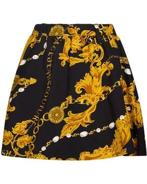 Versace Jeans Couture Mini Skirt Cotton - Yellow