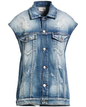 ViCOLO Denim Outerwear Cotton, Elastane - Blue