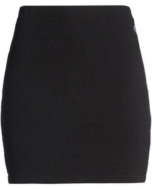 Calvin Klein Mini Skirt Polyester, Cotton, Elastane - Black