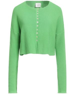 Alysi Crème Cardigan Cotton - Green