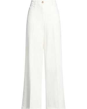 Peserico Easy Jeans Cotton, Elastane - White