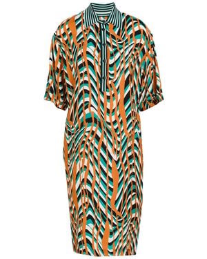 Missoni Midi Dress Viscose, Silk - White