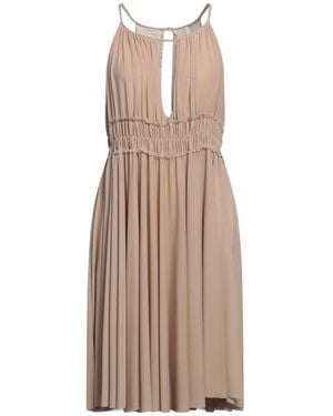White Wise Midi-Kleid - Natur