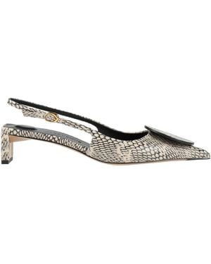 Jacquemus Ivory Pumps Leather - White