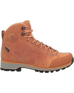 Dolomite Rust Ankle Boots Leather, Textile Fibers - Brown