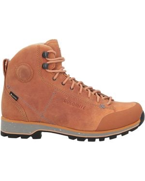Dolomite Rust Ankle Boots Leather, Textile Fibres - Brown