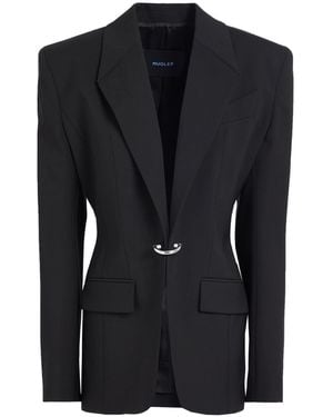 Mugler Blazer Virgin Wool - Black