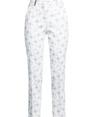 Peserico Icon 4718 Trousers Cotton, Elastane - White