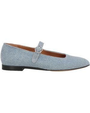 Voltan Ballet Flats Textile Fibers - Gray