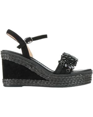 Alma En Pena. Sandals - Black