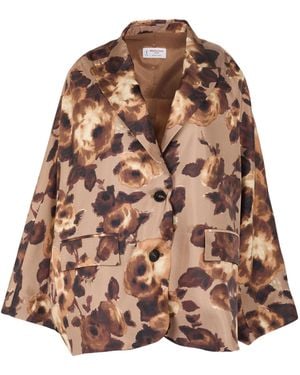 Alberto Biani Blazer Silk - Brown
