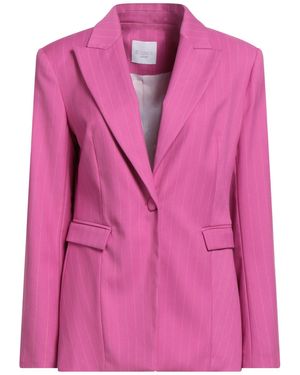 SILENCE LIMITED Fuchsia Blazer Pes, Rayon, Elastane - Pink