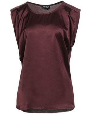 Dondup Burgundy Top Cotton, Viscose - Purple