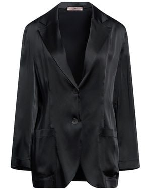 Carla G Blazer Acetate, Viscose, Elastane - Black