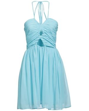 Suoli Mini Dress Polyester - Blue