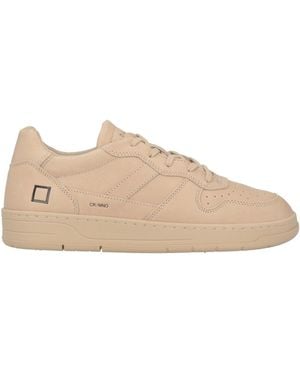Date Trainers Leather - Natural