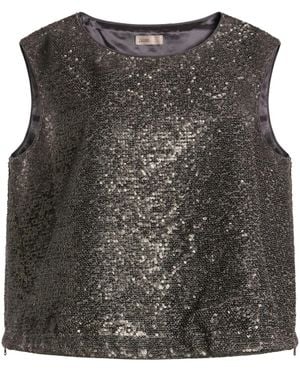 Herno Bronze Top Polyester - Black