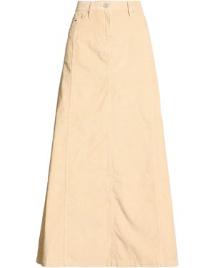Tommy Hilfiger Maxi Skirt Cotton - Natural