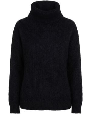 Junya Watanabe Turtleneck Wool, Nylon - Black